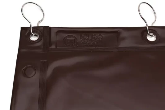 Brązowa zasłona spawalnicza z folii ScreenFlex 0,4mm